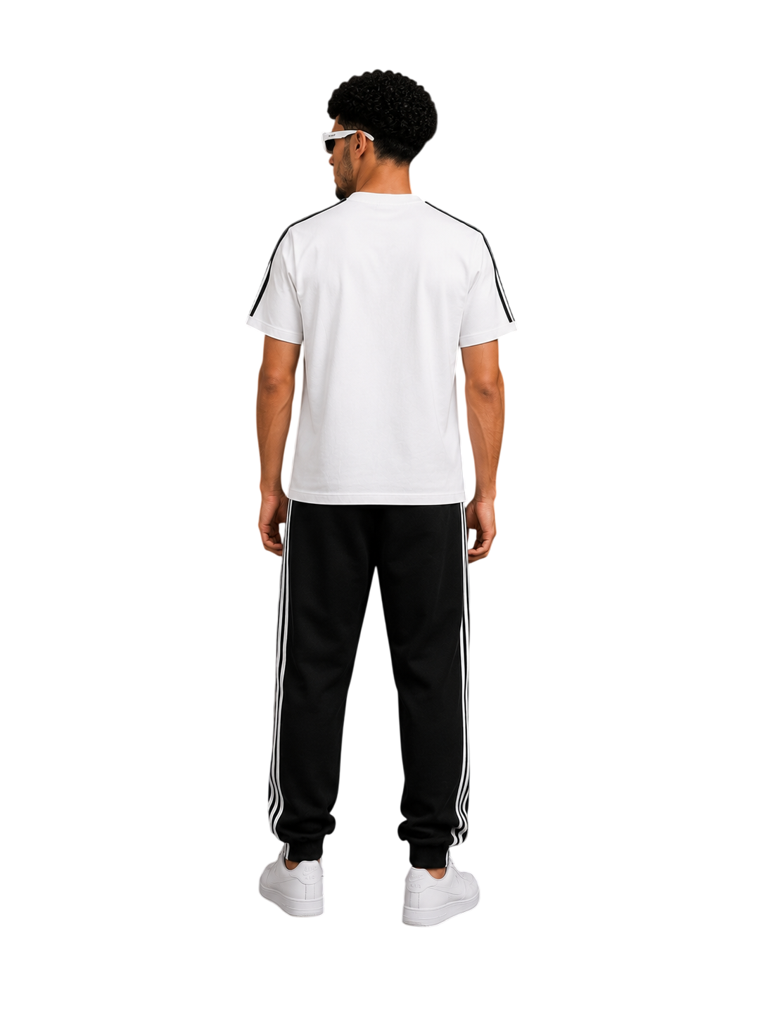 White tracksuit set